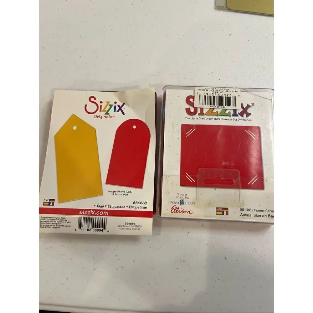 Sizzix bundle lot tags, frame, music notes, tree, leaves and more